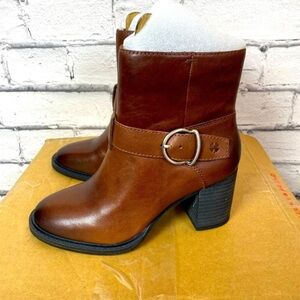 Lucky Brand Brown Almond Toe Ankle Boots Booties LK-Achelle Boots Size 5.5 NEW
